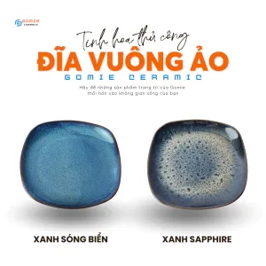 The Rounded Square Fire-Glazed Plate captivates with its graceful lines, offering a premium ceramic experience that’s both restaurant-grade and perfect as a ceramic souvenir for those who appreciate timeless elegance.