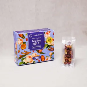 Flower Tea Detox – a harmonious blend of Vietnamese herbal tea, designed to detoxify the body & nourish youthful beauty, making it the perfect detox drink and wellness gift for both beauty care and family well-being.