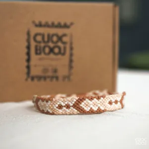 This Vintage Dusty Rose Handmade Bracelet is a subtle yet noticeable charm, making it a lovely handmade accessory and an adorable birthday gift or a unique present for your lover.