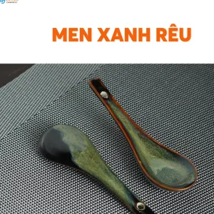 Elevate every meal with the Curved Handle Fire-Glazed Ceramic Spoon—a premium Bat Trang ceramic piece, perfect as a restaurant accessory or a Vietnamese souvenirElevate every meal with the Curved Handle Fire-Glazed Ceramic Spoon—a premium Bat Trang ceramic piece, perfect as a restaurant accessory or a Vietnamese souvenir