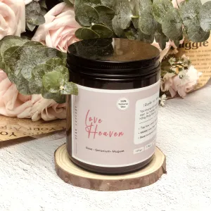 A Natural Scented Candle Gift Set with a Blooming Floral Scent in a Handmade Woven Bamboo Gift Box — the perfect wholesome Birthday Gift.A Natural Scented Candle Gift Set with a Blooming Floral Scent in a Handmade Woven Bamboo Gift Box — the perfect wholesome Birthday Gift.