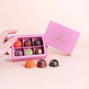 Hộp socola bonbon 6 hành trình hương vị bùng nổ từng giây phút, đặc sản Việt Nam công thức độc đáo set cao cấp quà cho người nước ngoài