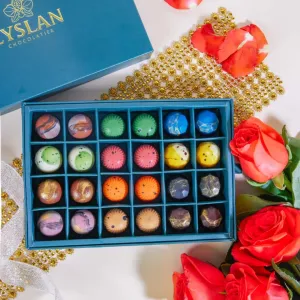 Hộp socola bonbon 24 viên hương vị độc nhất, set đặc sản Việt Nam đóng gói sang trọng làm quà tặng cho người nước ngoài