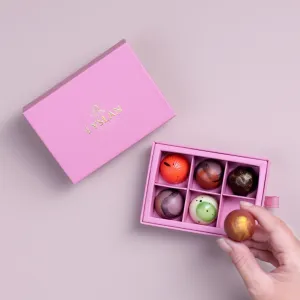 Hộp socola bonbon 6 viên vị quê hương độc đáo Việt Nam, set đặc sản sang trọng thành phần tự nhiên làm quà cho người nước ngoài