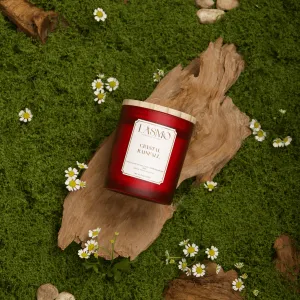 "Crystal Rainfall" scented candle gift set with summer rain aroma, luxurious gift box, natural essential oil candle—ideal as a premium birthday or housewarming gift.