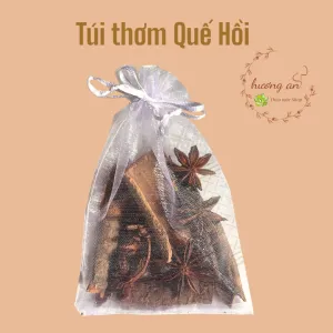 Cinnamon and star anise sachet lingering royal fragrance, dried cinnamon star anise odor eliminator car hanging scent bag with natural ingredients