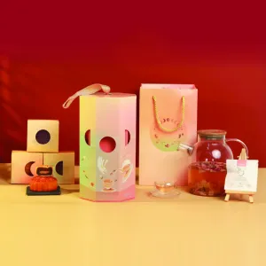 Wings Call The Wind Mid-Autumn gift box wrapping traditional moon festival memories, lantern gift box with cake Vietnamese souvenirs as gift for partner