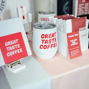 Set quà Great Taste Coffee trải nghiệm cà phê trọn vẹn, hộp quà cà phê cùng cốc và bút độc quyền quà tặng đồng nghiệp doanh nghiệp