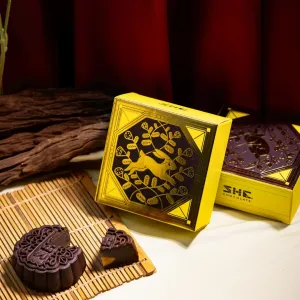 Hộp quà bánh Trung Thu socola và lồng đèn món quà thắp sáng ký ức tuổi thơ, bánh Trung Thu cao cấp quà biếu tặng doanh nghiệp Trung Thu