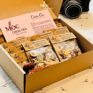 Mộc Trà Dưỡng Thân với hương vị gạo lứt thảo mộc giúp thanh lọc cơ thể, duy trì vóc dáng và là món quà sức khỏe ý nghĩa cho gia đình trong dịp 20/10.