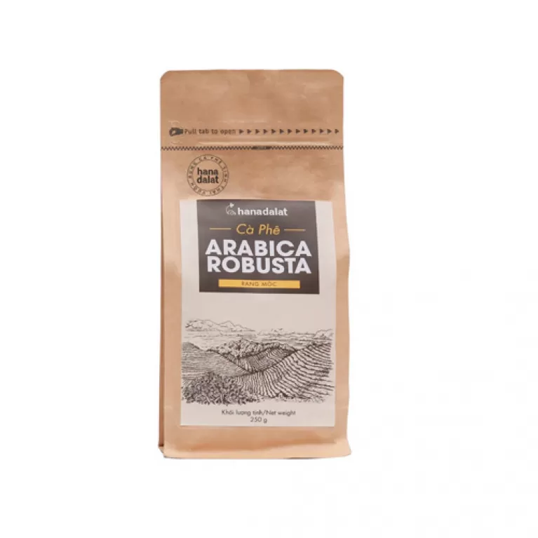 cà phê hữu cơ hana dalat, sự kết hợp hoàn hảo arabica & robusta, hương vị đặc trưng, trồng ở độ cao 1500m, cà phê, đặc sản, cà phê việt, miss ede, chus