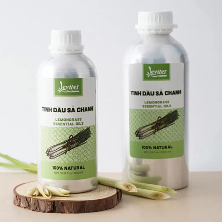 tinh dầu sả chanh việt nam nguyên chất premium, nguyên liệu cao cấp, 100% thiên nhiên, thân thiện với người dùng, tinh dầu thiên nhiên, leviter, chus