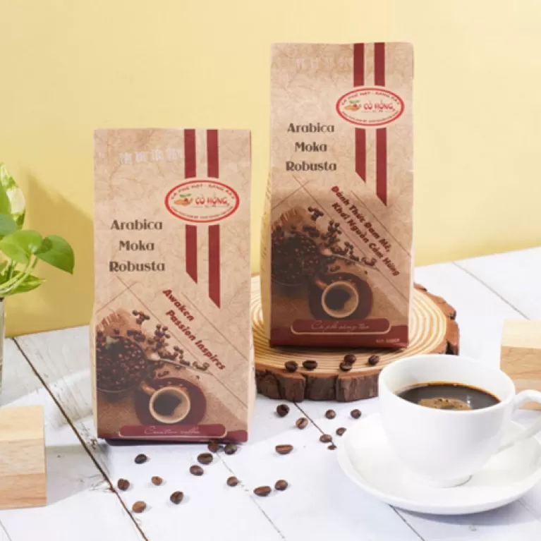 Bột Cà Phê Truyền Thống, Cà Phê Cỏ Hồng, chus
