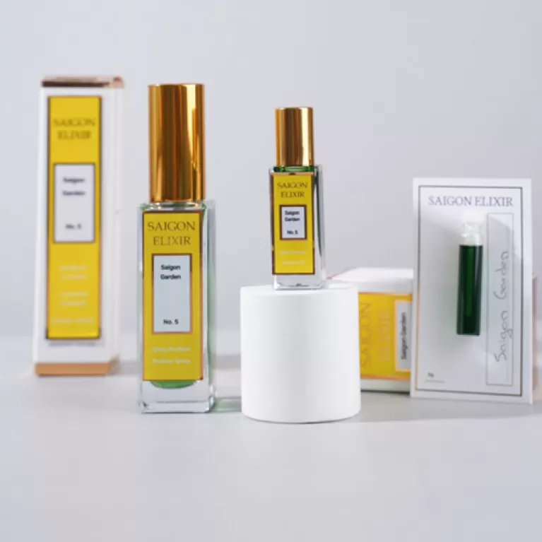 saigon garden perfume, orange-lemon fragrance perfume, long-lasting fragrance, dynamic and youthful aroma