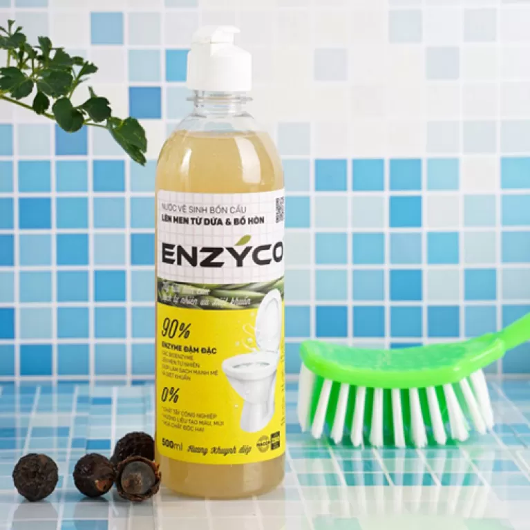 biological toilet cleane, concentrated enzyme content, eliminates stains and bacteria, no strong detergents, eliminates unpleasant odors