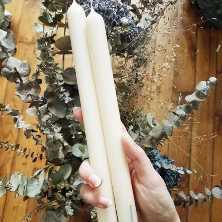 nến trang trí cẩm thạch không mùi, calla floral, chus