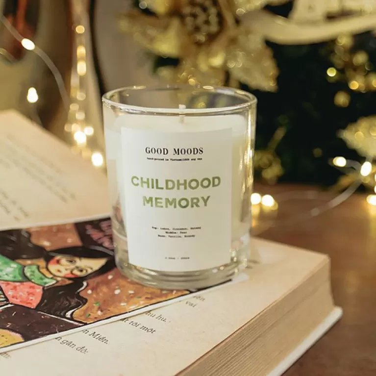 nến thơm childhood memory, size s, goodmoods, chus
