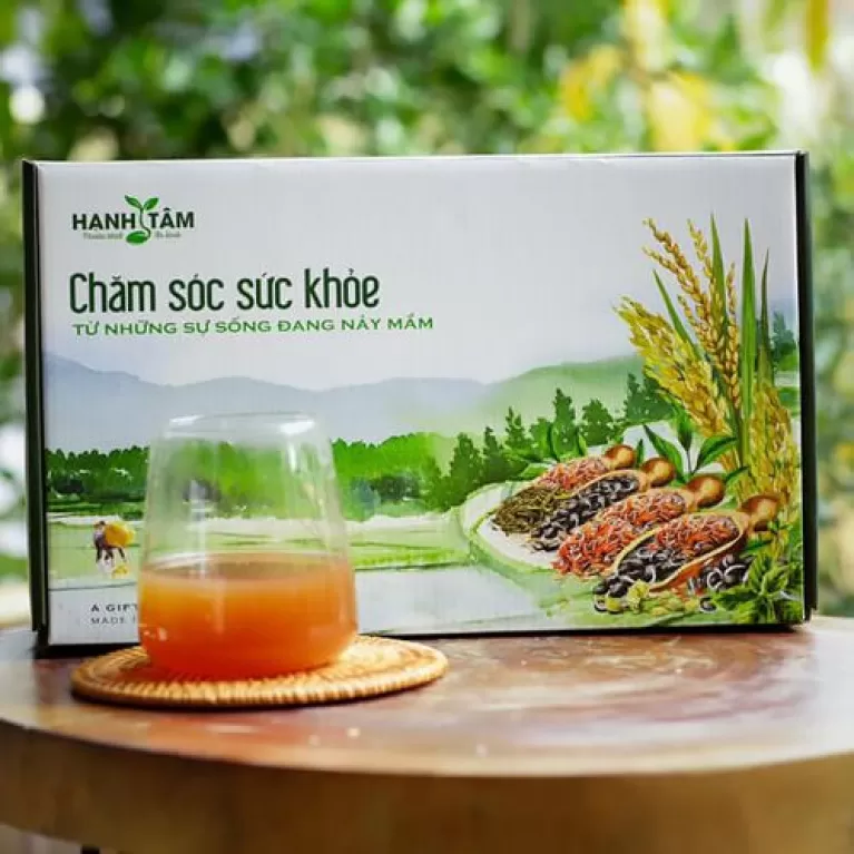 set quà tặng trà mầm gạo lứt, combo 3 hộp trà gạo lứt, trà gạo lứt thanh nhiệt, trà gạo lứt tự nhiên, quà tặng trầm trà