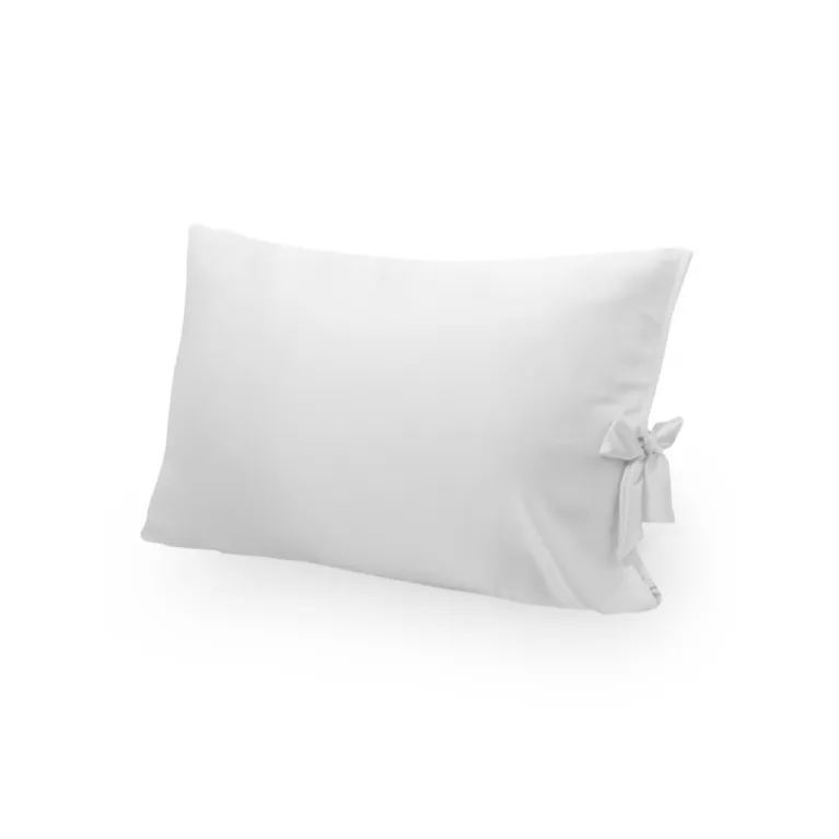50 x 70cm satin silk pillowcase with bow ties, soft and breathable material, meticulously sewn seams, high-quality pillow cover