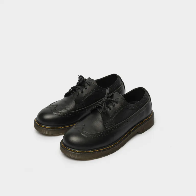 giày oxfords đục lỗ, giày oxford phong cách retro, giày nam dáng oxford, giày oxford đế cao su, giày da thật