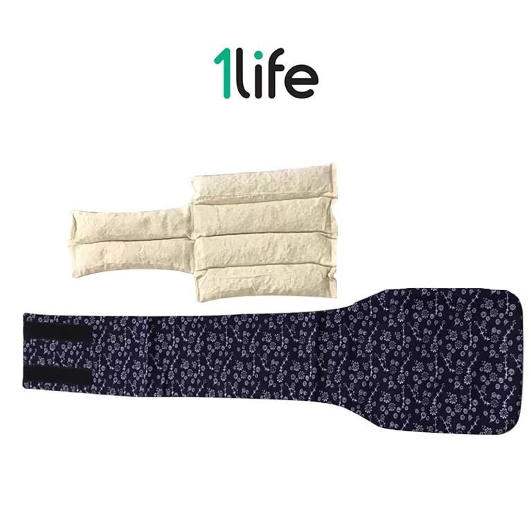 combo of 2 herbal packs for knees, herbal knee wrap, knee joint pain relief compress, knee joint wrap