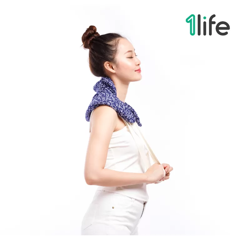herbal pack for neck, shoulders and nape, shoulder compress, therapeutic herbal compress belt, hot and cold neck and shoulder compress