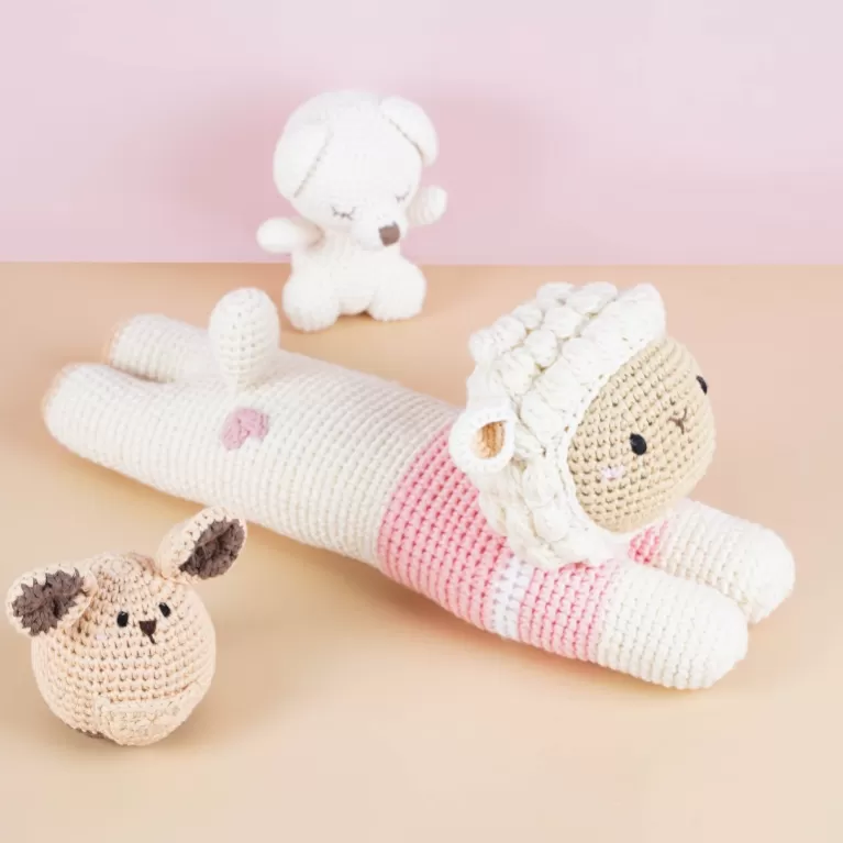 cừu barbara lười bằng len, nàng cừu barbra lười, búp bê len cừu lười, cừu bằng len, cừu len handmade, quà tặng sinh nhật