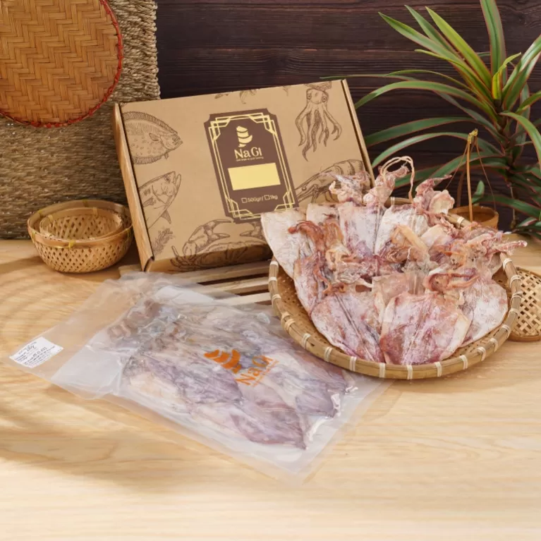 Khô Mực Cà Mau (Loại Nhỏ), NaGi - Tôm khô Cà Mau, chus