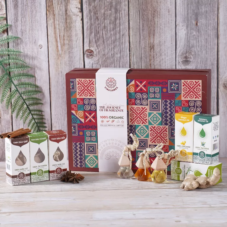 The Journey Of Fragrance, Bộ Quà Tặng Tinh Dầu Thiên Nhiên, Vina Samex, chus