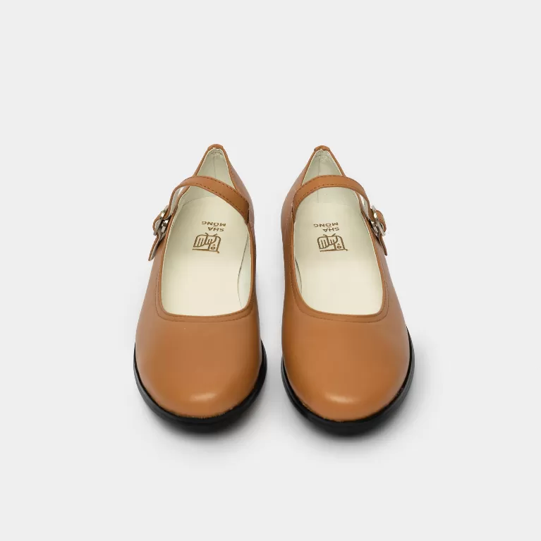 giày búp bê da thật mary jane, giày da vintage, giày lolita, giày búp bê bít mũi, giày búp bê có quai