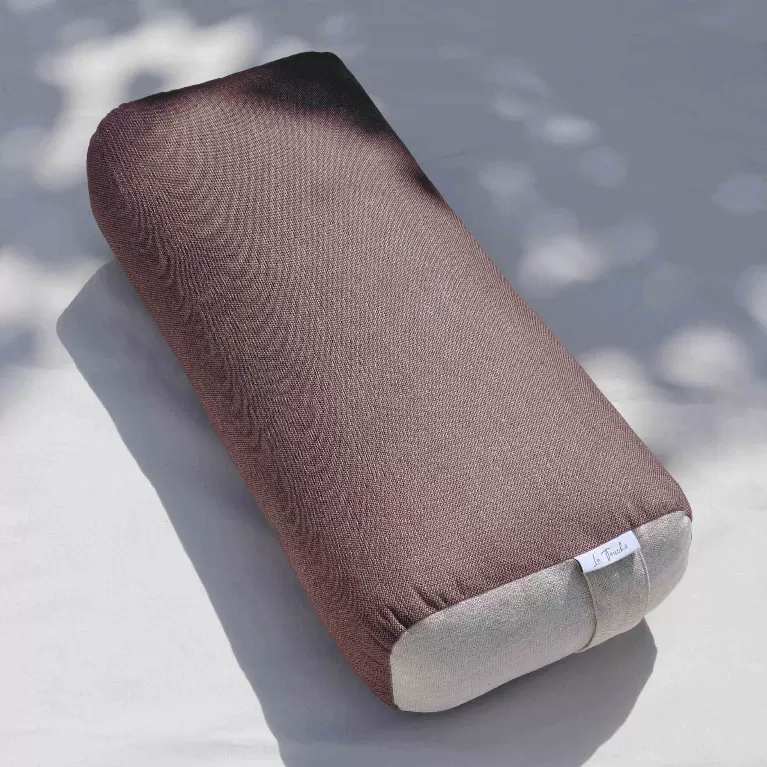 kapok yoga bolster, velvet canvas yoga pillow, anti-slip yoga practice pillow, therapy yoga pillow, yoga equipment, back support pillow