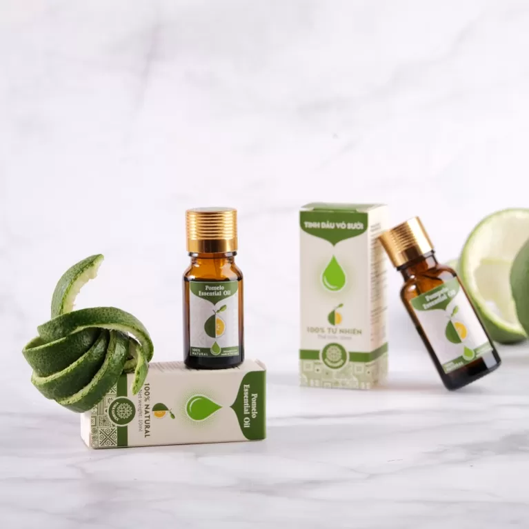 tinh dầu vỏ bưởi, chăm sóc toàn diện, thanh lọc không khí, thư giãn tinh thần, nguyên liệu lành tính, tinh dầu thiên nhiên, vina samex, chus