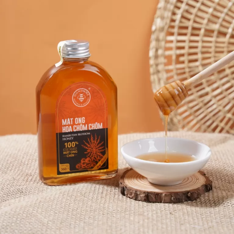 rambutan ripe honey, single flower honey, natural honey, good for health, sweet forest honey, soothes a dry throat