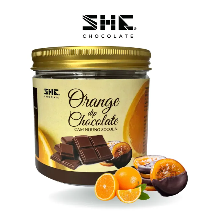 100g orange dip chocolate, plastic jar, diet snacks, thinly sliced dried oranges, healthy snacks, gifts for relatives
