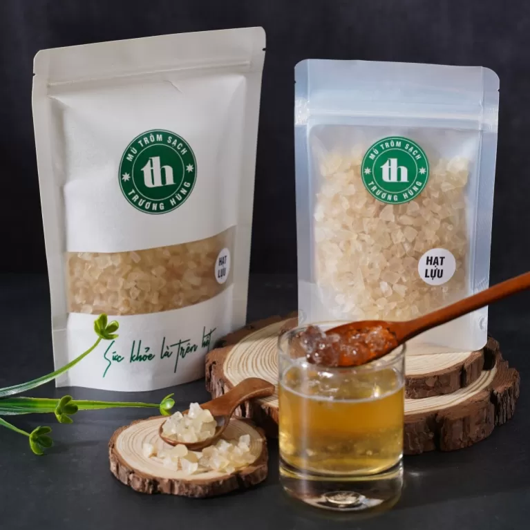 sterculia foetida sap, large pieces, large dried sap grains, unbleached sap, cooling drinks, body detox drinks