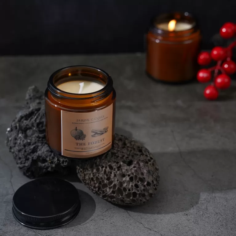 nến thơm the forest, bộ sưu tập the basic, jaros candle, chus