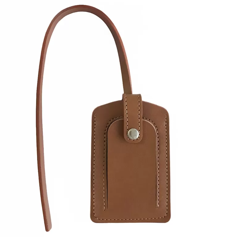 tag da 2 lớp, chu du bag, leather bag tag