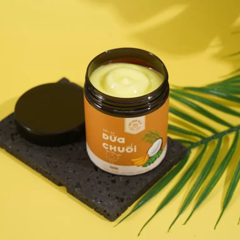 dầu xả dừa chuối hạn chế hư tổn, dưỡng ẩm tóc, phục hồi tóc xơ rối, quà tặng cho mái tóc thô ráp, nuổi dưỡng tóc chẻ ngọn, việt nam, saigon silk, chus