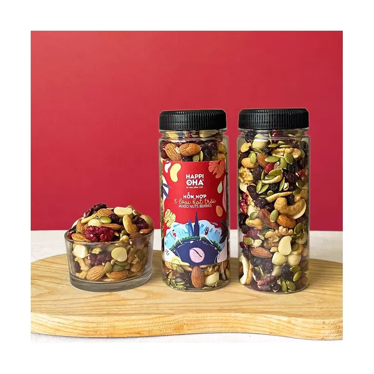 mixed nut berries - happi oha mixed seed bag, 6-type mixed nuts bag, nutritious dried nuts, dietetic mix