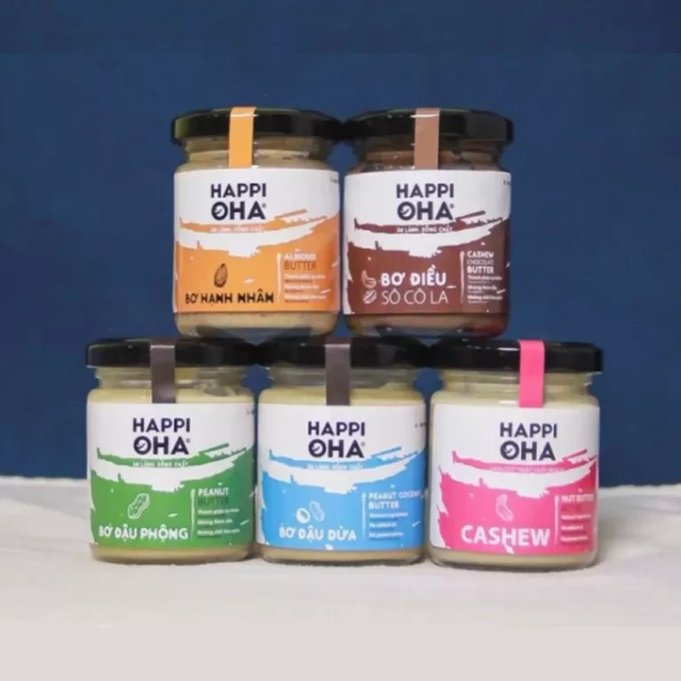 combo 5 nut butters, sugar-free nut butters, nutritious nut butters, suitable for vegetarians, perfect with bread