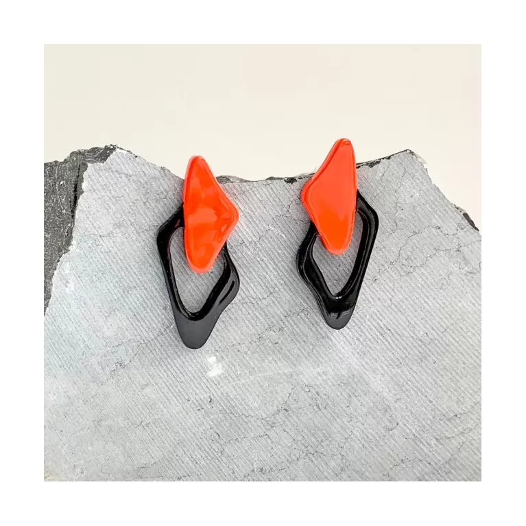 wings earrings, day dreamers collection, unique jewelry accessory, eye-catching design, bold color, cool style