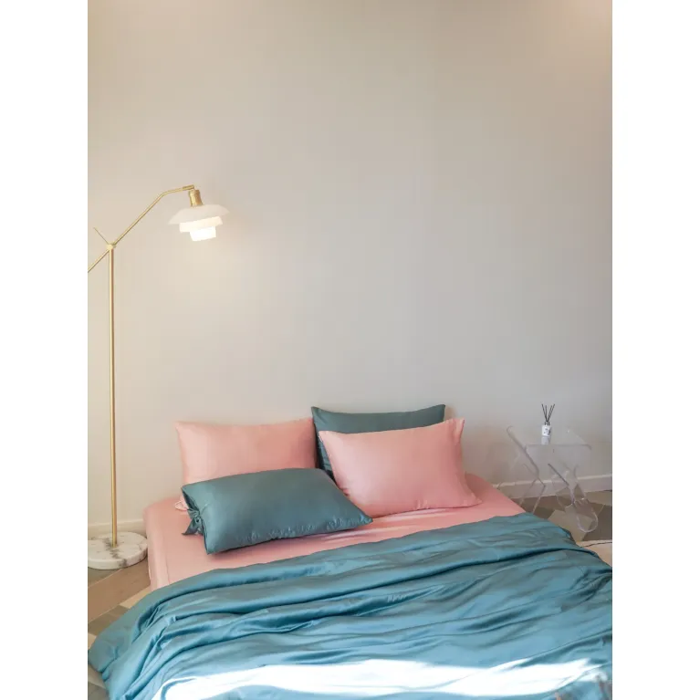 silk bed sheet for mattress under 23cm thick, silk bedspread set, satin bedsheet, silk bedspread made of silk thread