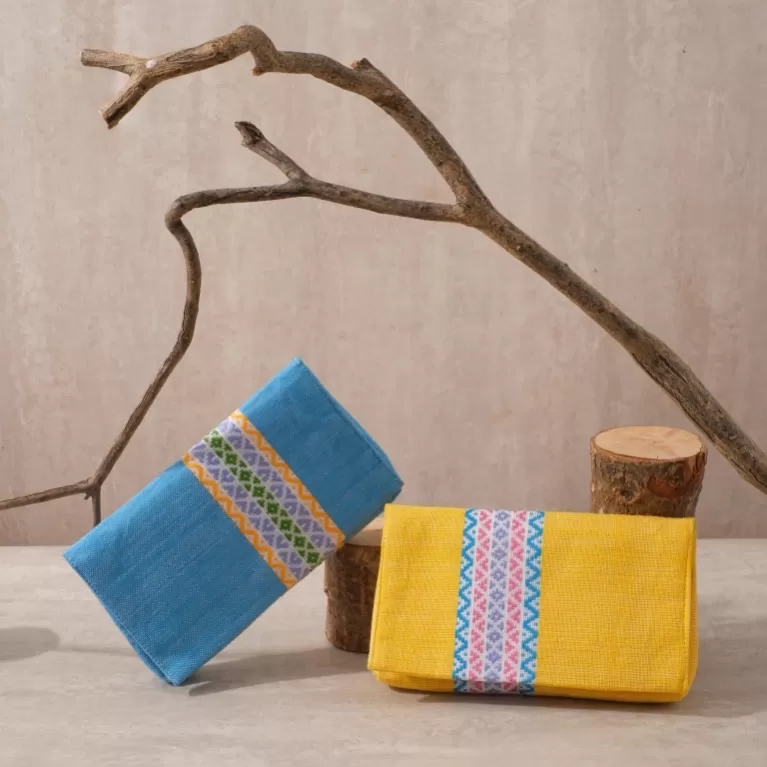 thai folded wallet 02, diverse designs. vibrant colors, harmonious color combination, traditional northwest patterns, handcrafted product