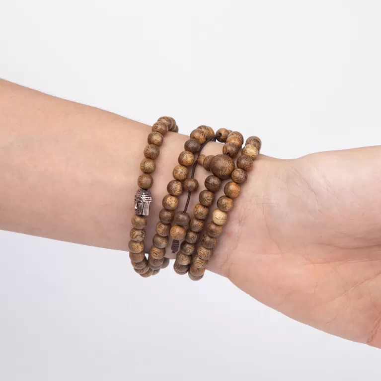 agarwood bracelet, 108 beads, feng shui bracelet, healing and stress relief, maintaining inner optimism deeply