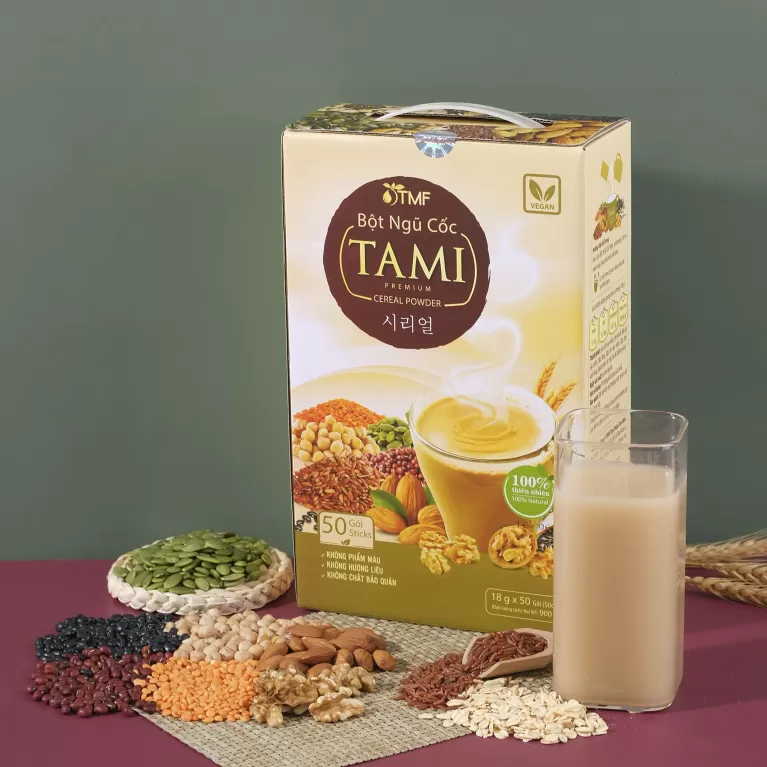 tami cereal powder 900g, quick breakfast, breakfast nutrient flour, pure cereal flour, sugar-free cereal