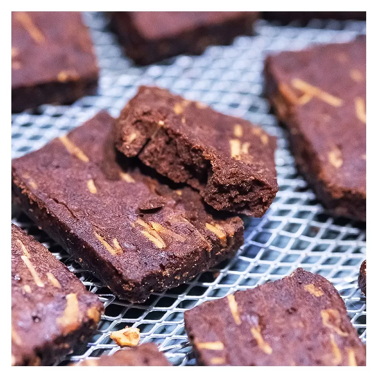 chocolate and almond cookies, soft and fluffy cookies, chocolate nut mix snack, chocolate cookie, sweet gift cake, guest serving cake