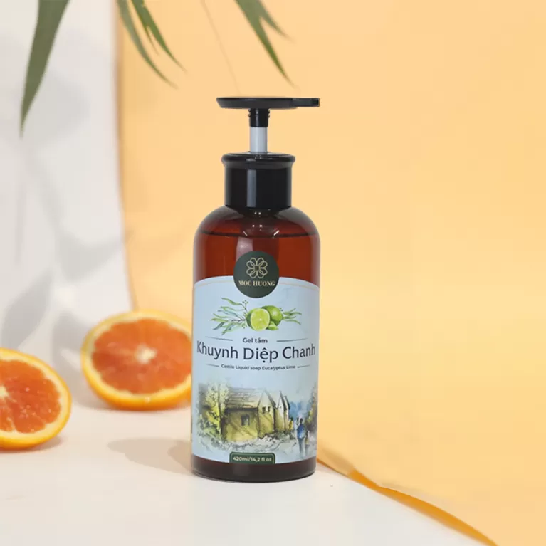 eucalyptus lime castile liquid soap, premium soap, acne-fighting soap, natural ingredients, non-drying