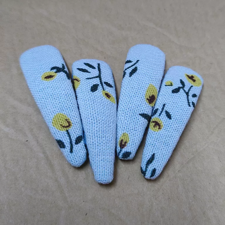 flower fabric hair clip, diverse patterns and colors, adorable hair accessory, a gift for girlfriends or little girls