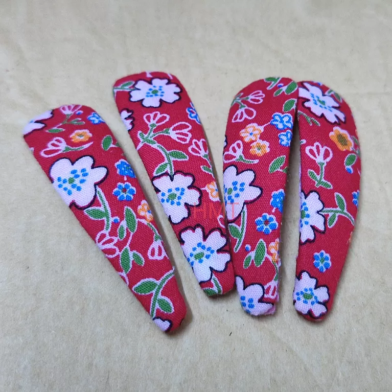 flower fabric hair clip, diverse patterns and colors, adorable hair accessory, a gift for girlfriends or little girls