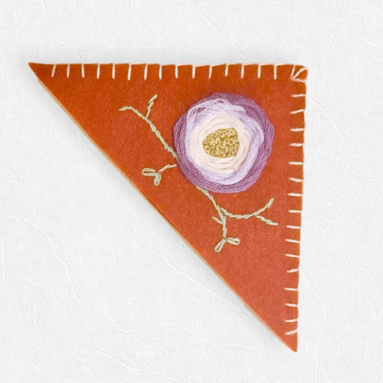 fabric corner bookmark, various designs 1, diverse and eye-catching patterns, durable felt fabric, meticulous hand embroidery technique